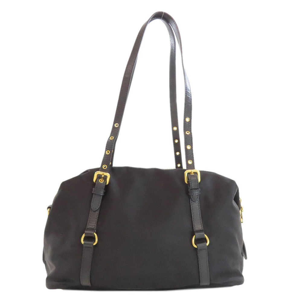 Prada Leather Tessuto Black Saffiano
